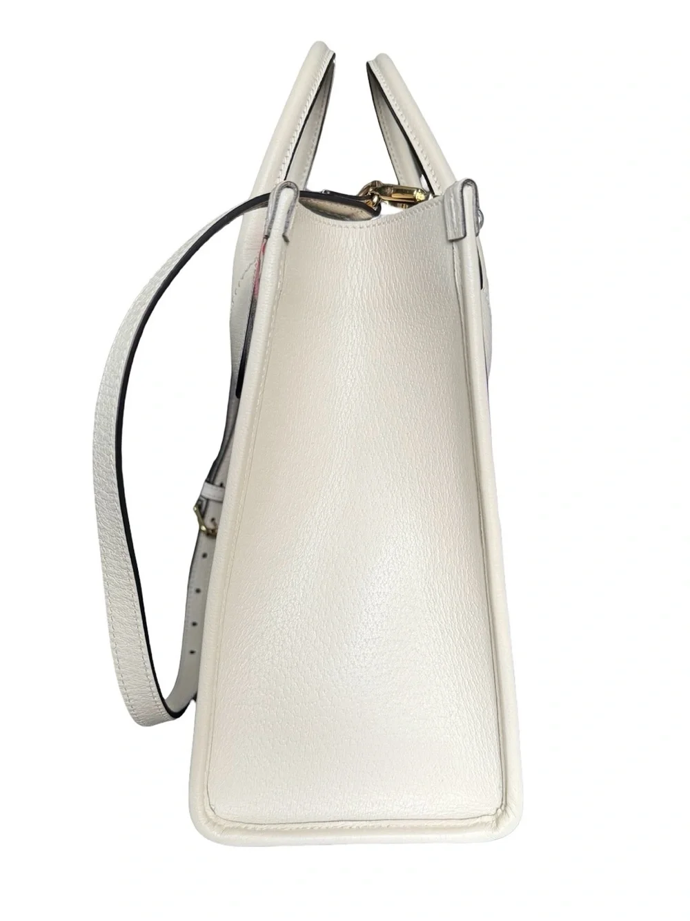 Gucci Les Pommes GG Supreme Small Tote Bag Apple Print Crossbody 659983